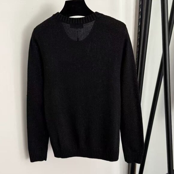 Polo Ralph Lauren Sunglasses Bear Black Sweater - Picture 2 of 6